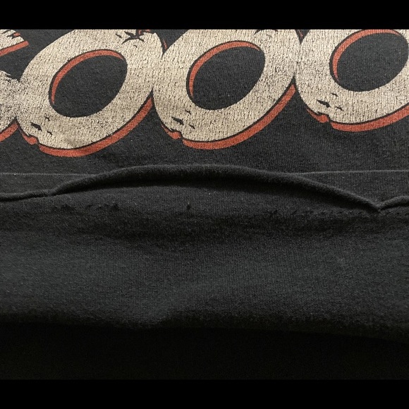 Ted Nugent 6000th Detroit Rock Tee Concert 2008 Black T-Shirt Size L Men’s Faded - Picture 8 of 9